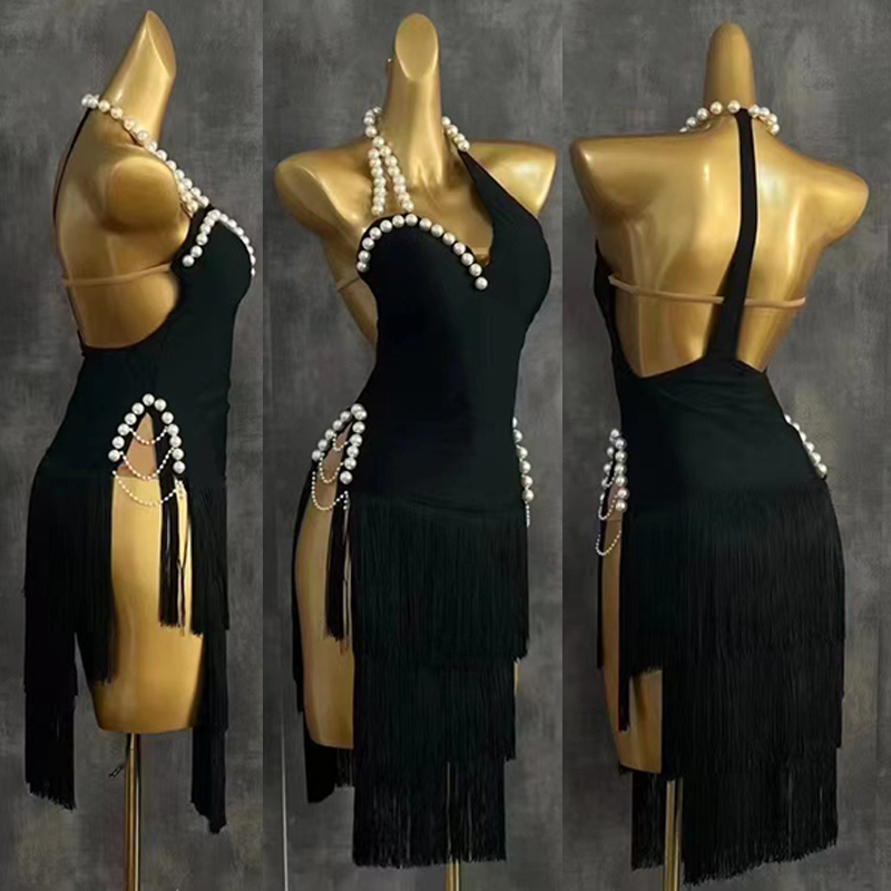 Beaded Trim Fringe - 2025 high end vestido de dança