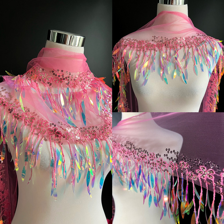 Fringe Ribbon Sewing - 2-10 Jardas de Franjas de Borlas
