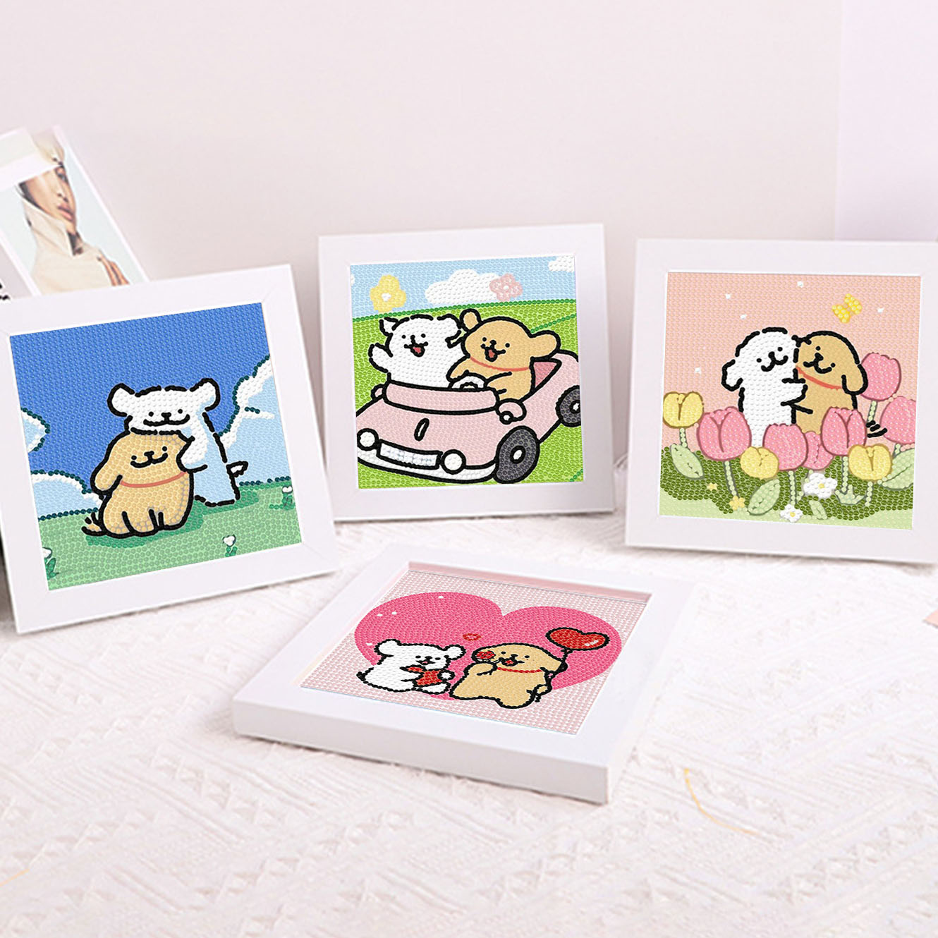 Embroidery Embellishments - Pintura Decorativa 5D DIY com Moldura