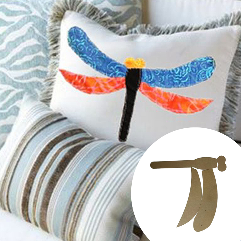 Embroidery Craft - Modelo de acolchoamento de libélula padrão