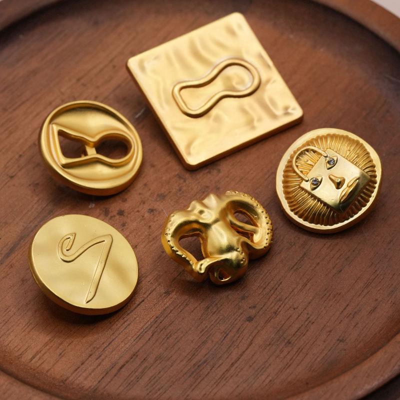 Botão de Metal Vintage em Form - Craft Embellishment avaliação e preço