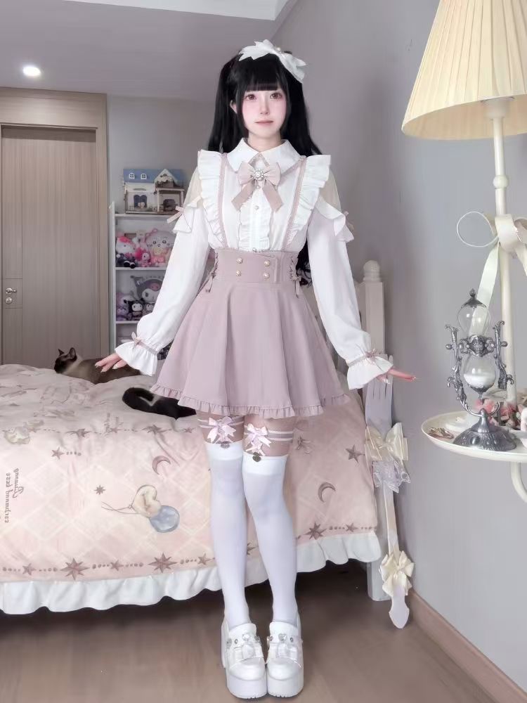 Conjunto de 2 Peças Lolita Doc - Elastic Lace Trim avaliação e preço