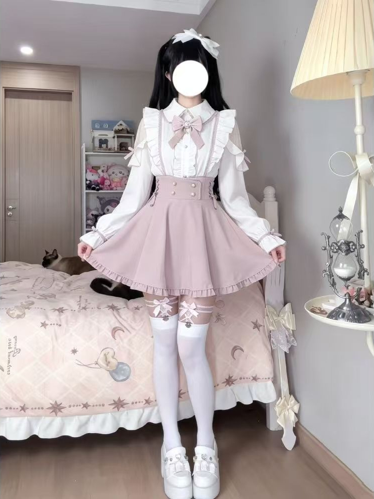 Conjunto de 2 Peças Lolita Doc - Elastic Lace Trim avaliação e preço