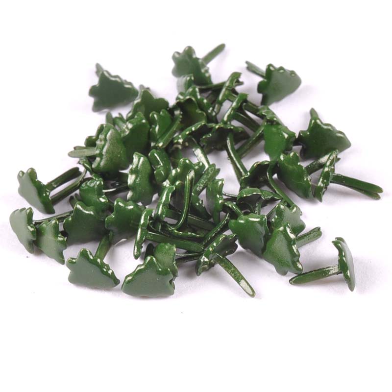 50 pçs mini árvore de natal br - Embellishments For Scrapbooking avaliação e preço
