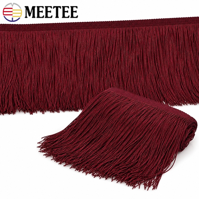 Franja de Borlas Vermelhas de  - Fringe Ribbon Sewing avaliação e preço
