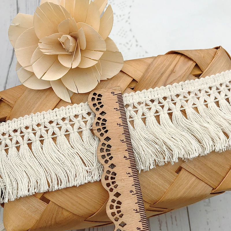 10 Jardas/Lote Franja de Borla - Fringe Ribbon Sewing avaliação e preço