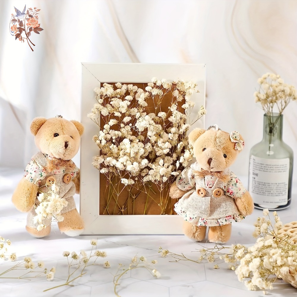 100 Peças de Flores Secas Mini - Craft Embellishment avaliação e preço